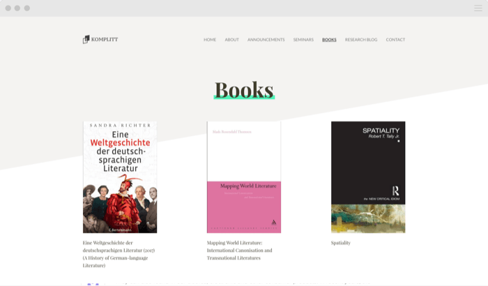 Custom website University Research Group 1