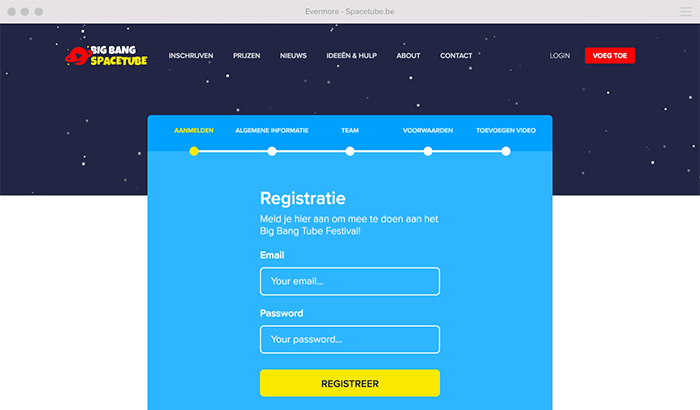 Custom video contest website 3